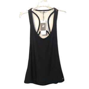 NWT X by Gottex Racerback  Athletic Tank Black Ladies Med